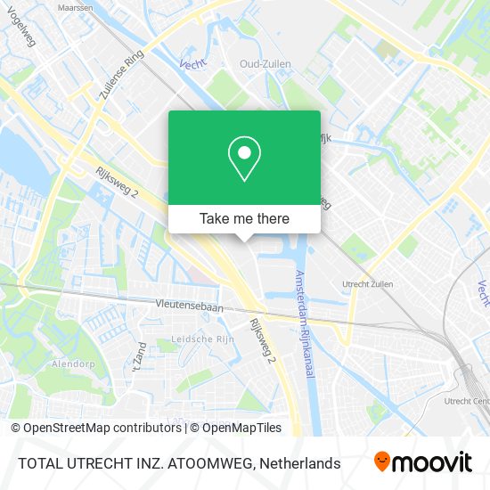 TOTAL UTRECHT INZ. ATOOMWEG Karte