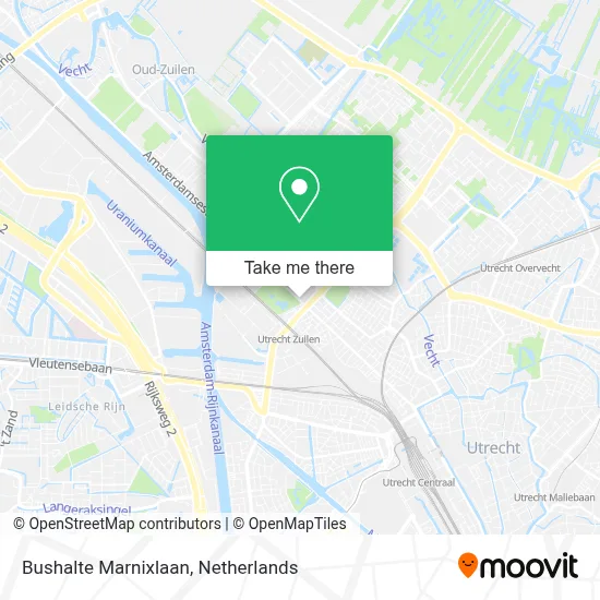 Bushalte Marnixlaan map