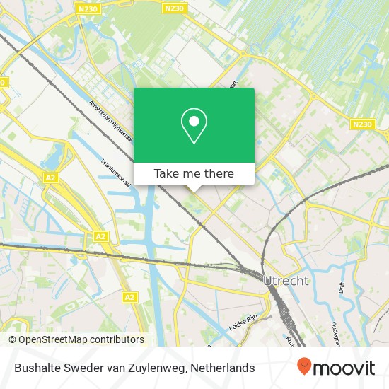 Bushalte Sweder van Zuylenweg map