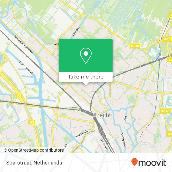 Sparstraat map