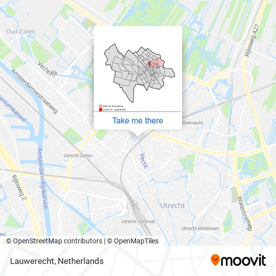 Lauwerecht map