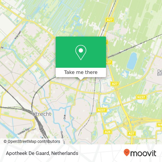 Apotheek De Gaard map
