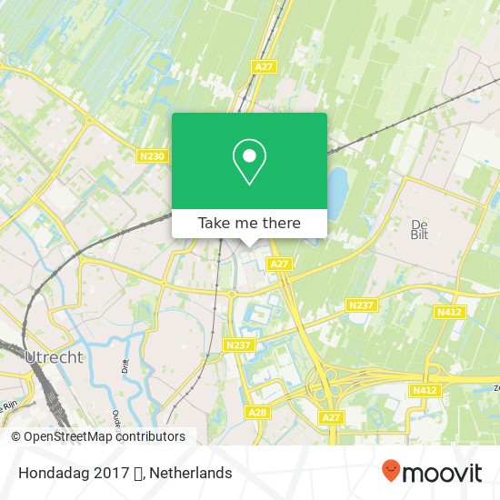 Hondadag 2017 🏍 map