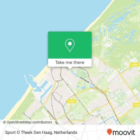 Sport O Theek Den Haag map