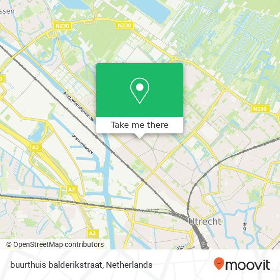 buurthuis balderikstraat map