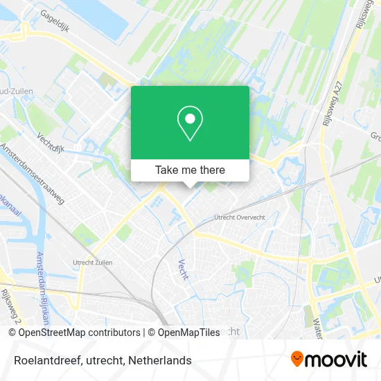 Roelantdreef, utrecht map