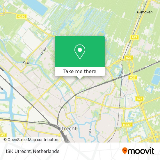 ISK Utrecht map