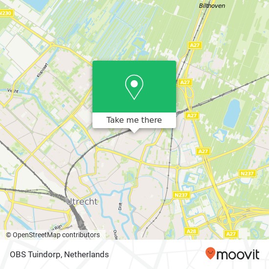 OBS Tuindorp map