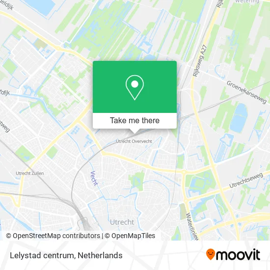 Lelystad centrum map
