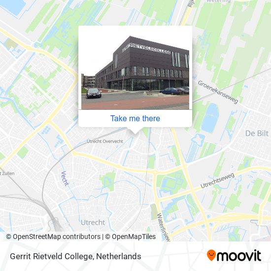 Gerrit Rietveld College map