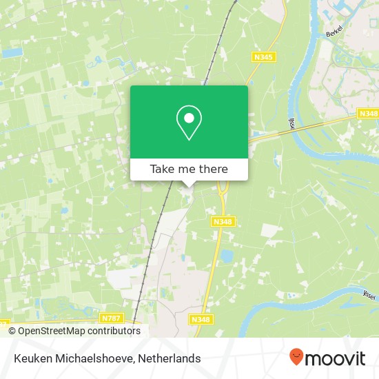 Keuken Michaelshoeve map