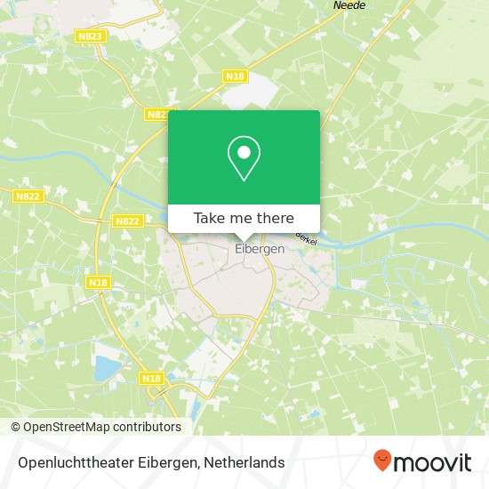 Openluchttheater Eibergen map