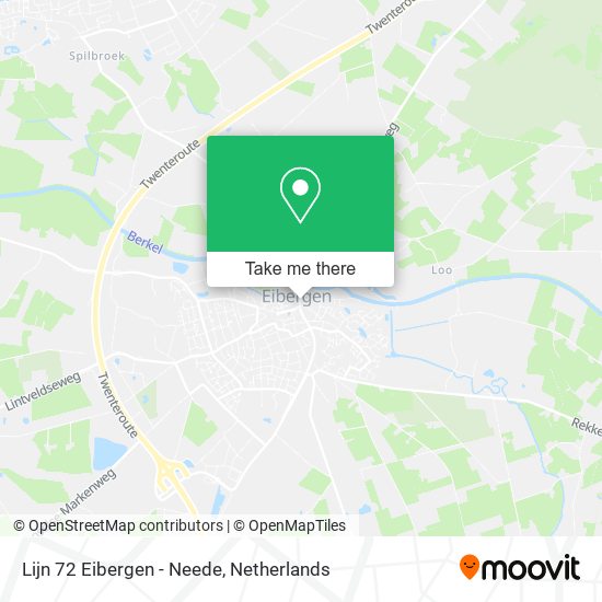 Lijn 72 Eibergen - Neede map