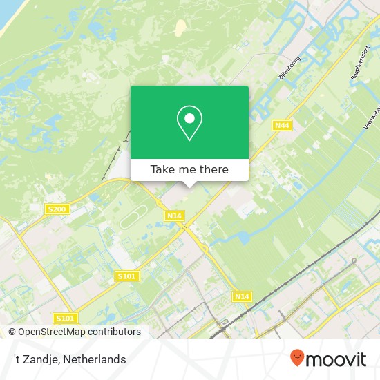 't Zandje map