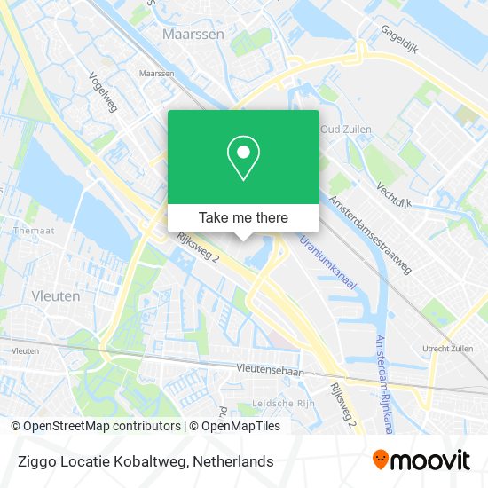 Ziggo Locatie Kobaltweg Karte