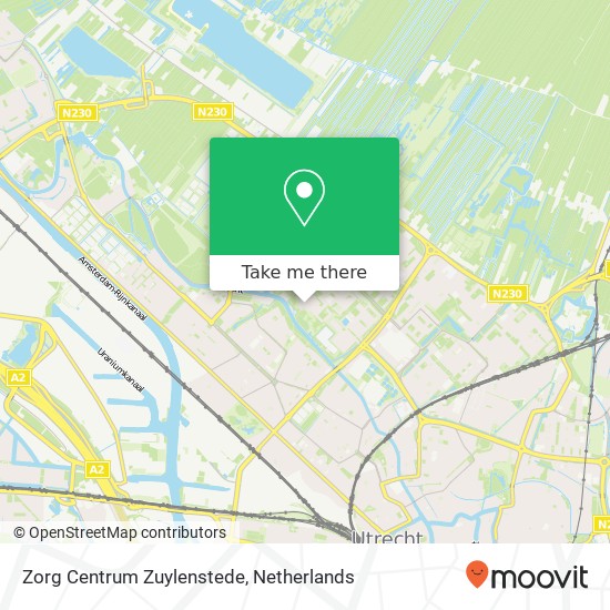 Zorg Centrum Zuylenstede map