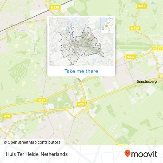 Huis Ter Heide map