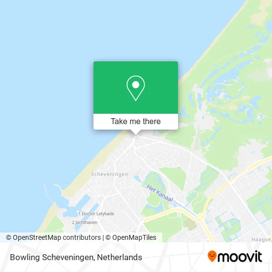 Bowling Scheveningen map