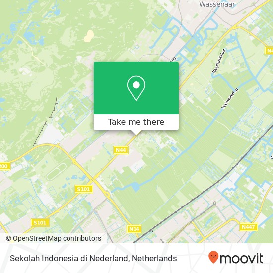 Sekolah Indonesia di Nederland map
