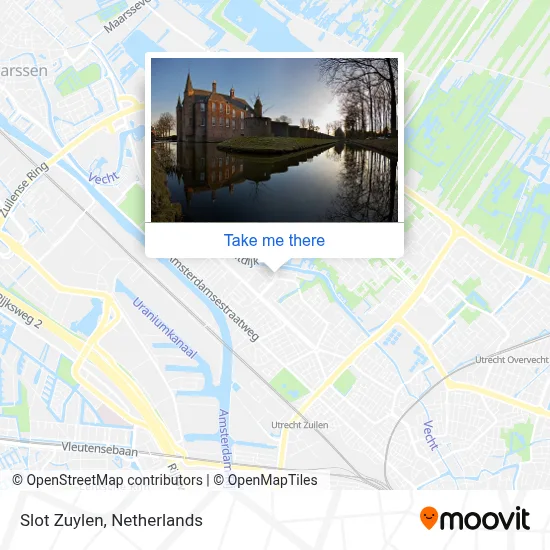 Slot Zuylen map