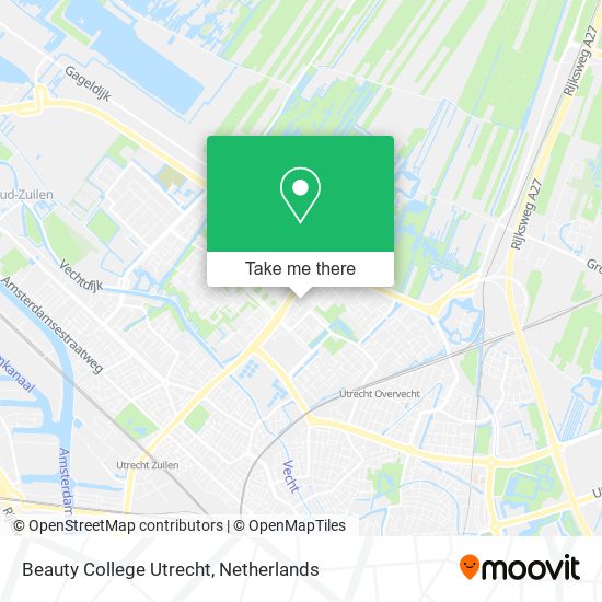 Beauty College Utrecht map