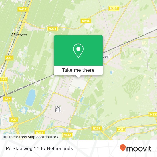 Pc Staalweg 110c map