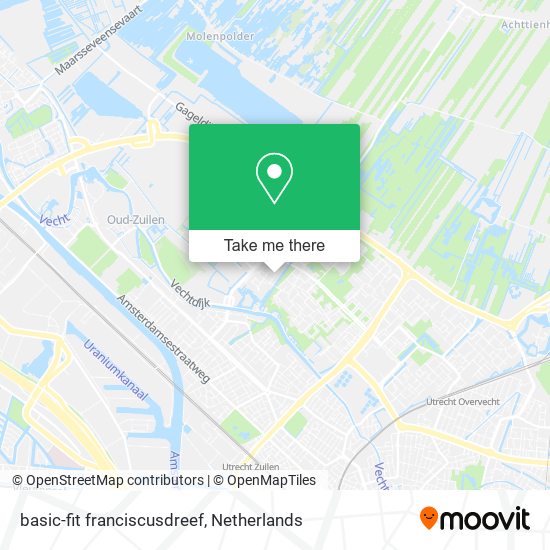 basic-fit franciscusdreef map
