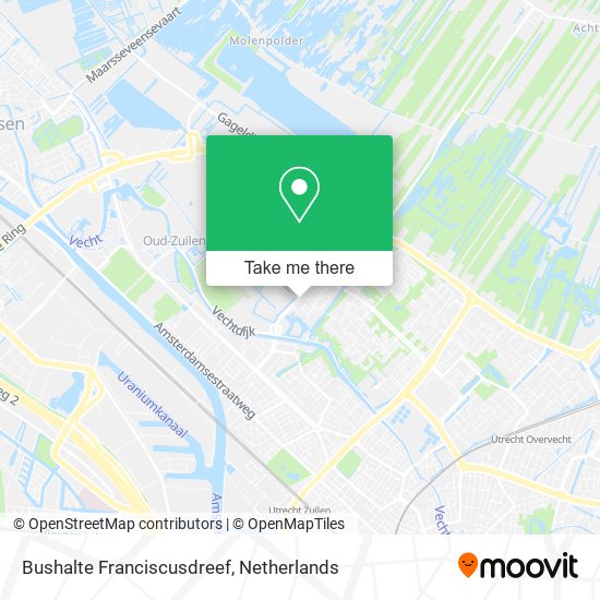 Bushalte Franciscusdreef map