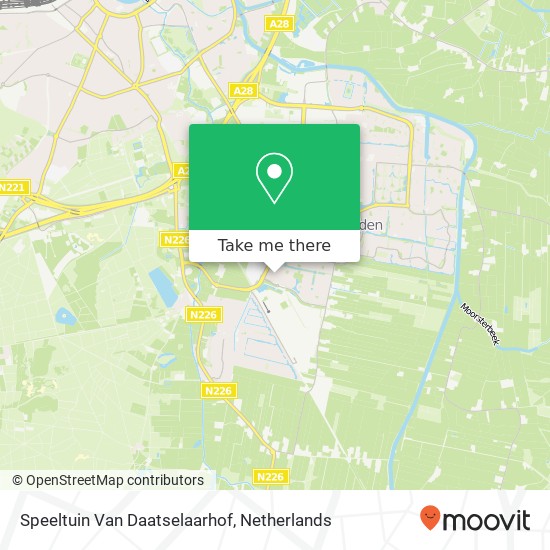 Speeltuin Van Daatselaarhof map