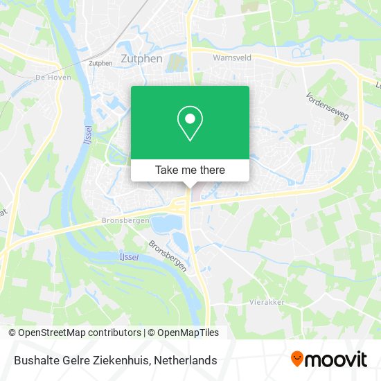 Bushalte Gelre Ziekenhuis map