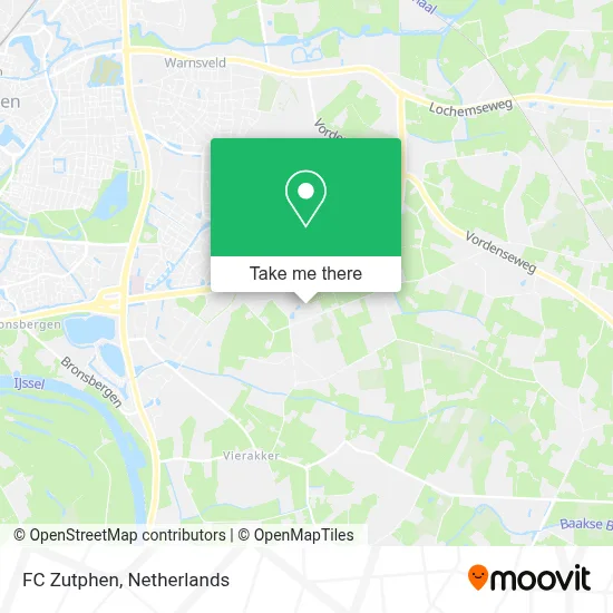 FC Zutphen Karte