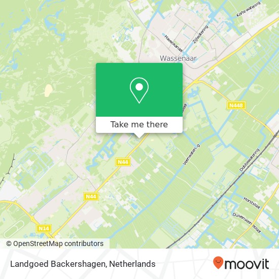 Landgoed Backershagen map