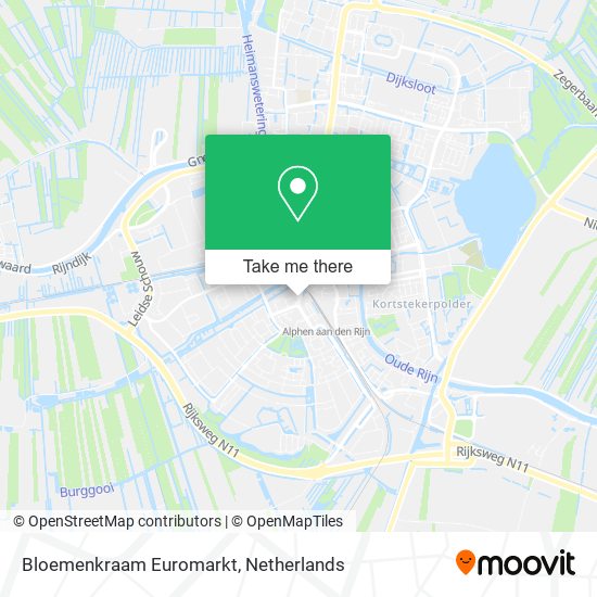 Bloemenkraam Euromarkt map