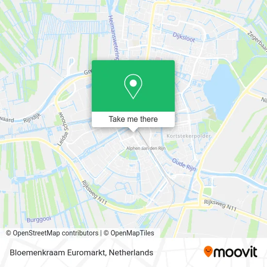 Bloemenkraam Euromarkt map