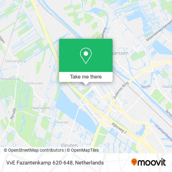 VvE Fazantenkamp 620-648 map