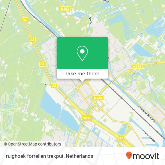 ruighoek forrellen trekput map