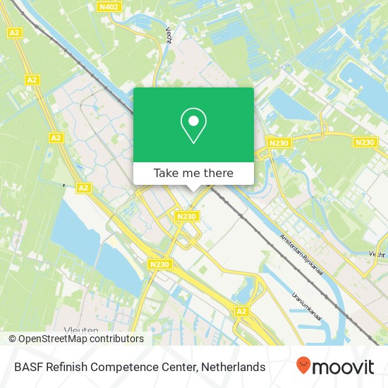 BASF Refinish Competence Center map