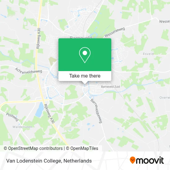 Van Lodenstein College map