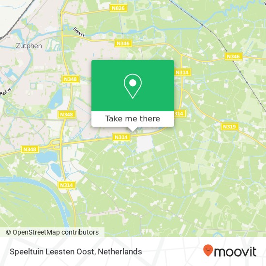 Speeltuin  Leesten Oost map