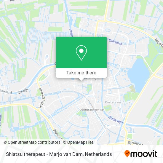 Shiatsu therapeut - Marjo van Dam map