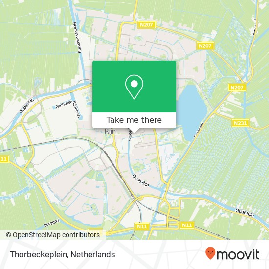 Thorbeckeplein map