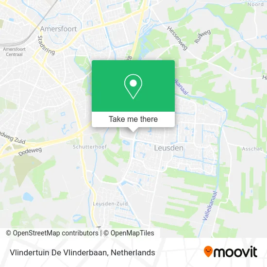 Vlindertuin De Vlinderbaan map
