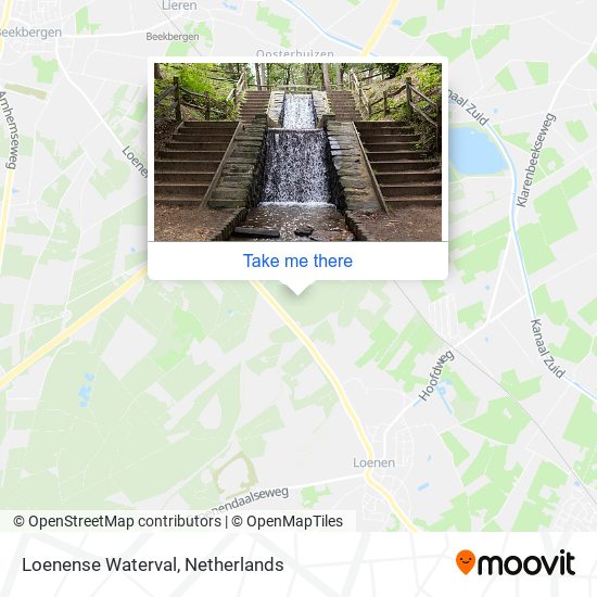 Loenense Waterval map