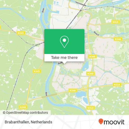 Brabanthallen map