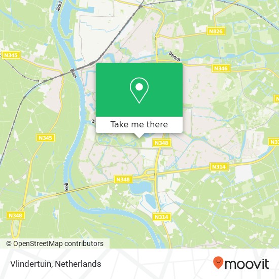 Vlindertuin map