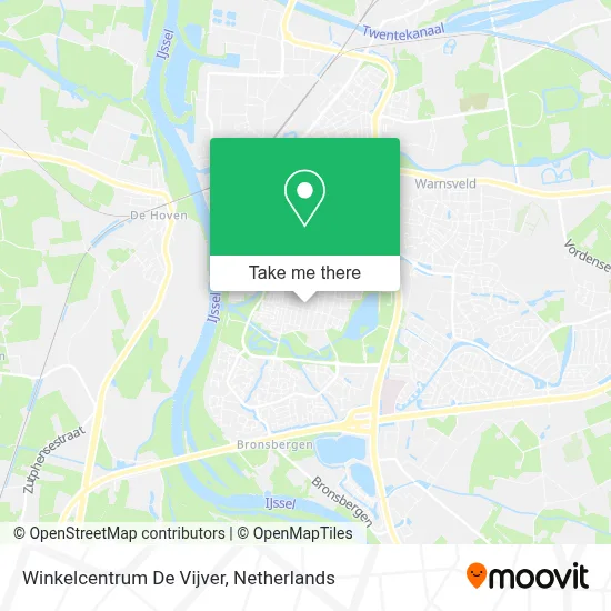 Winkelcentrum De Vijver map