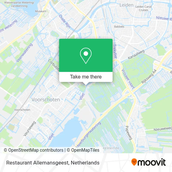 Restaurant Allemansgeest map