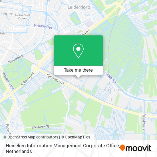 Heineken Information Management Corporate Office Karte