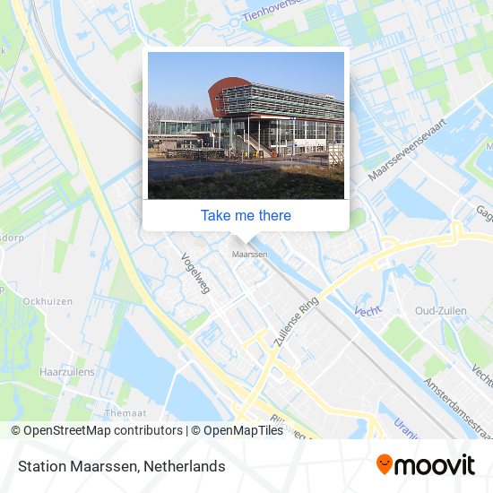 Station Maarssen map