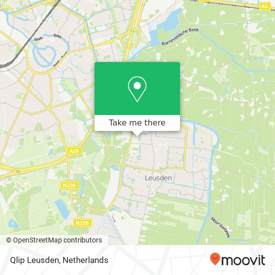 Qlip Leusden map